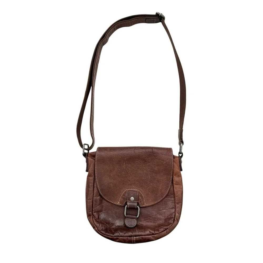 JACK GEORGES Brown Leather Handbag Mini - 9